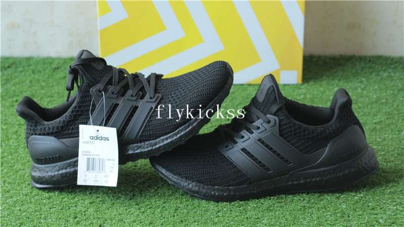 Real Boost Adidas Ultra Boost 4.0 Triple Black BB6166